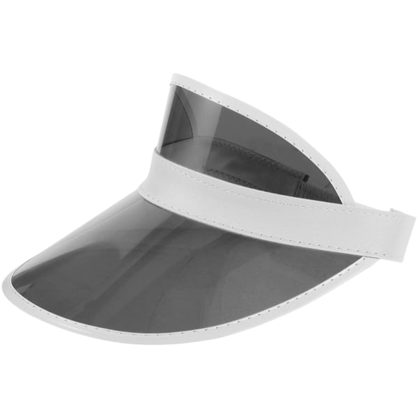 Solskygge Hat Farvet Solhat Dekorativ Udendørs Hat Bredskygget Solskygge Hat Plastik Solhat（25x20cm，Sort）