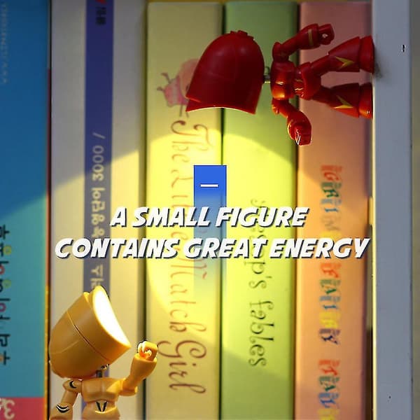 Mini LED nattlys sammenleggbar bordlampe skrivebordsdekorasjon pynt