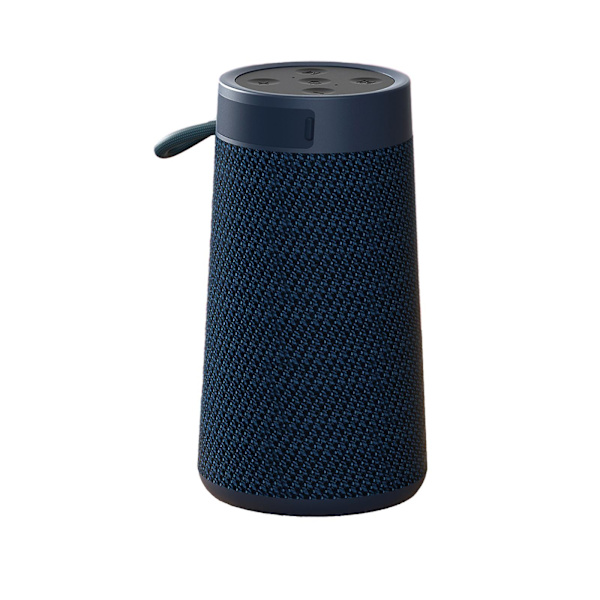 Bluetooth-högtalare - Trådlös, bärbar, ultralång standby, pluggbart subwoofer, stor volym (fri storlek, blå)
