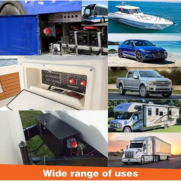 12V -48V Batterikredsløbsafbryder Batteri Isolator Afbryder, 275A Cisea Vandtæt Batteri Isolator Afbryder