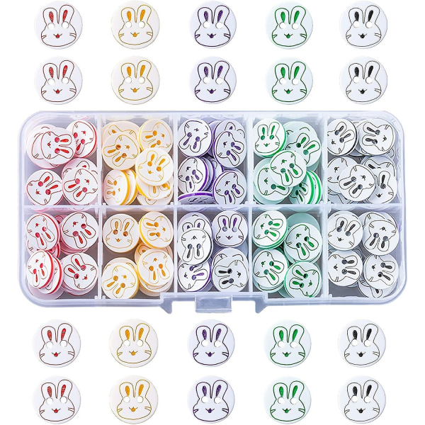 150 knappar baby stickad 12,5 mm, hartsknappar blandade färger, runda sömnadsknappar, söta diverse knappar med plastförvaringslåda