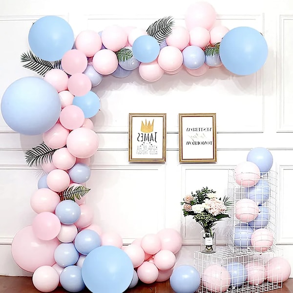 10” Macaronfärgade ballonger, Pastell Latexballonger för fest- och bröllopsdekorationer