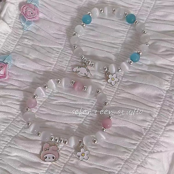 Krystalperle Armbånd Sød Tegneserie Kawaii Elastiske Perlearmbånd Til Små Piger,kawaii Krystalperler Anime-forhold-1