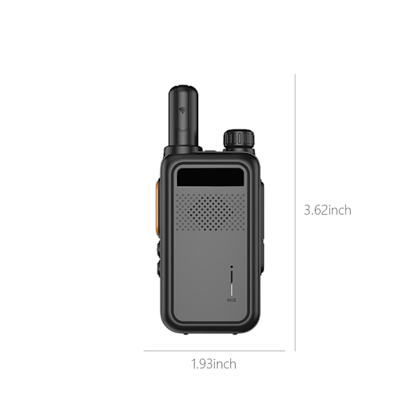Mini trådløs walkie-talkie for barn, håndfri walki-talki, lang rekkevidde utendørs håndholdt walkie-talkie, barns foreldre-barn interaksjonsgave