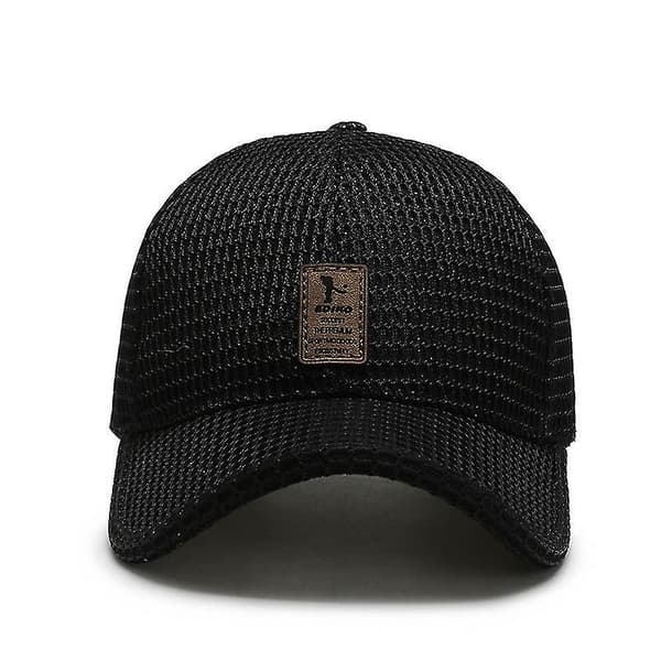 Sommer Mesh Baseball Cap Trucker Mesh Lue Baseball Cap Menn Kvinner Utendørs Sport (lys grå)