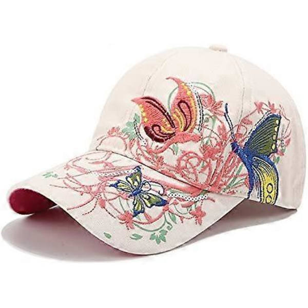 Baseballkepsar för kvinnor, justerbar andningsbar broderad solhatt för sport golf mesh solhatt utomhus