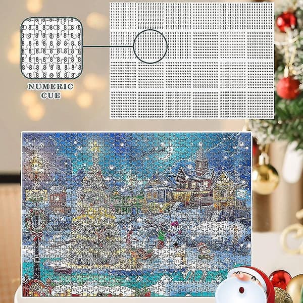 Jigsaw-pussel med julkalender 2023, 1008 bitar