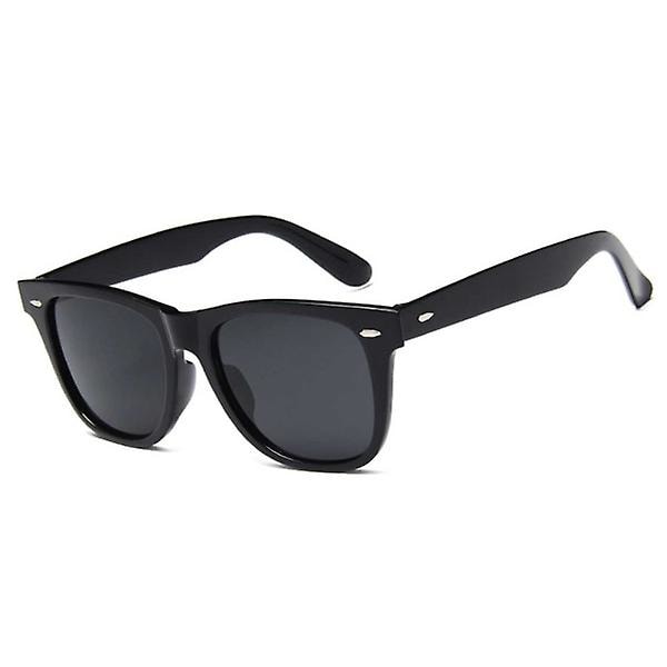 Sorte Wayfarer-solbriller Sort Glas Sort
