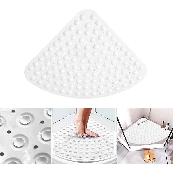 Antiskli Dusjmatte, Antiskli Badematte For Muggsikker Pvc Avløp Badekar