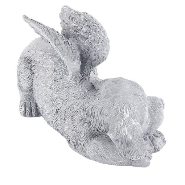 2024 Minnesmerke for kjæledyr Statue Resin Sovende kjæledyr Engel Hage Skulptur for kjæledyr Minnesmerke Gravstein Ornament Engel Hund