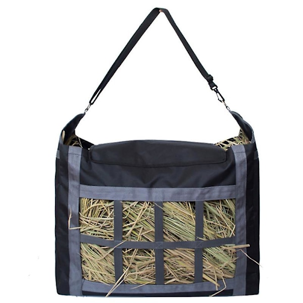 Mimigo Häst Höpåse, Slow Feed Feeder Tote Väskor Stor Kapacitet Matningspåse För Hästar Get Alpackor（24x19x10inches）