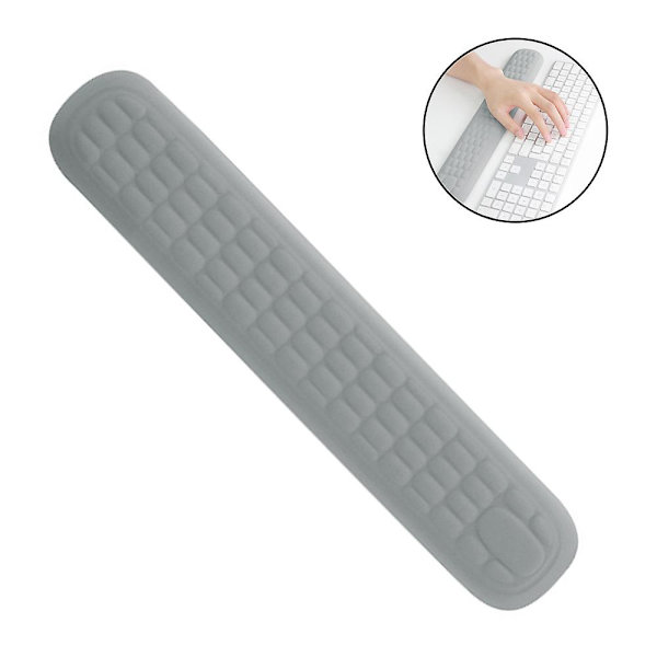 1 Set (enkel Hand + Stor) Handledsstöd Musmatta - Grå