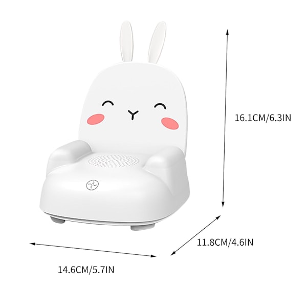Usb-opladningslys, Bluetooth-højttaler, natlys, soveværelseslampe, lille natlys, Bluetooth-lydsystem（Gratis størrelse，Hvid）