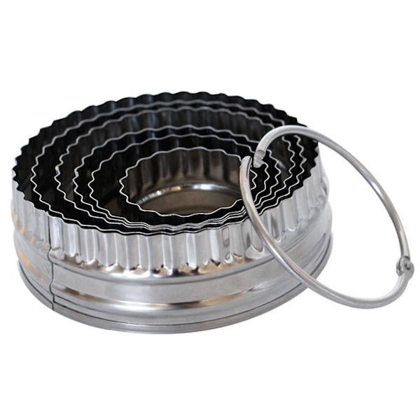 1 sett med kakeform i rustfritt stål, bærbare, DIY, non-stick, holdbare, dumplingsdeigformer, husholdningsartikler