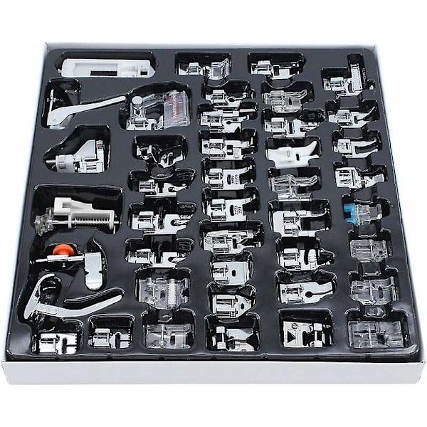 MSBD 42 PCS Sysett for symaskin Trykkfotsett Hjem Symaskin Multifunksjon Trykkfotsett Kombinasjon Sygave Passer for de fleste modeller av