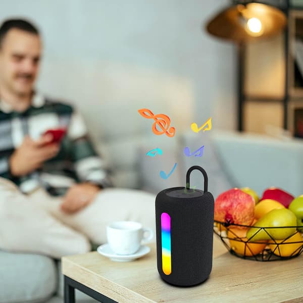 Ny multifunksjonell Bluetooth-høyttaler 319 trådløs subwoofer-kortinnsetting gave Bluetooth-høyttaler (A)