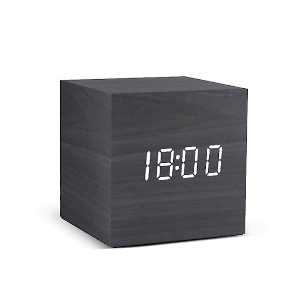 Træ Elektronisk Bordure Alarm (Sort)