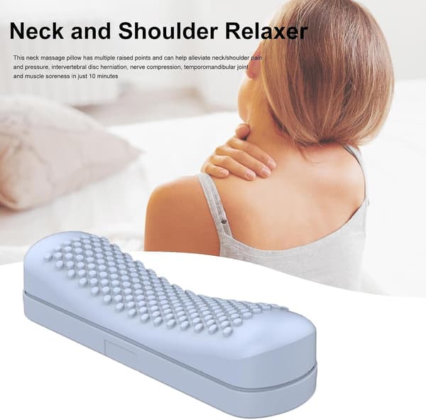 Nakke Relaxer Pude - Kompakt Båre med Multi Massage Punkter