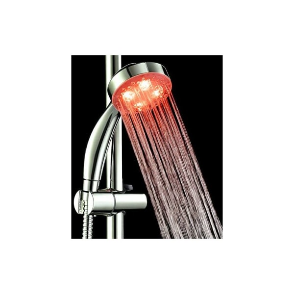 LED-väriä vaihtava suihkupää, 7 väriä kädessä pidettävä LED-suihkupää Kylpyhuoneen suihkupää, LED-korkeapaineinen vettä säästävä suihkupää