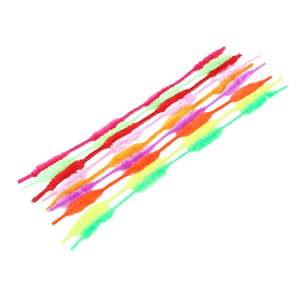 100 st Funny Kids Child Craft Twisting Sticks Handgjorda konst DIY-material Twistable Stick Toys (Blandad färg)（M，Bild 1）