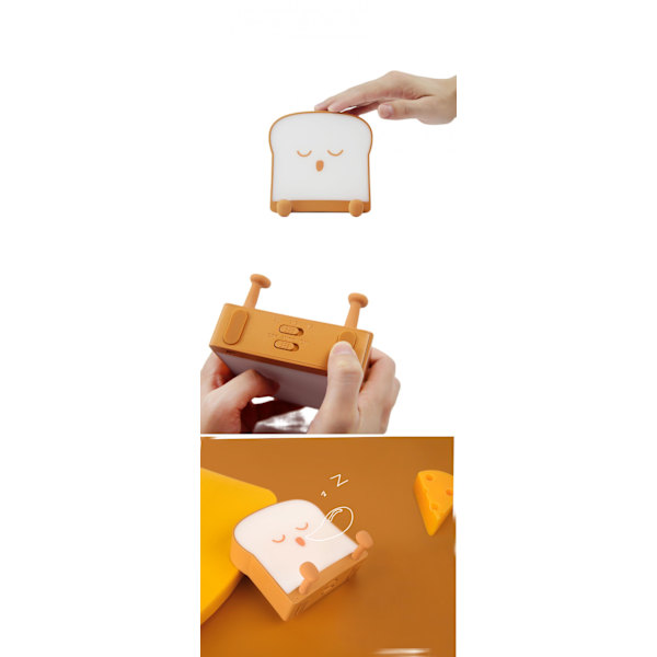 Led nattelys, toast nattelys, genopladelig nattelys