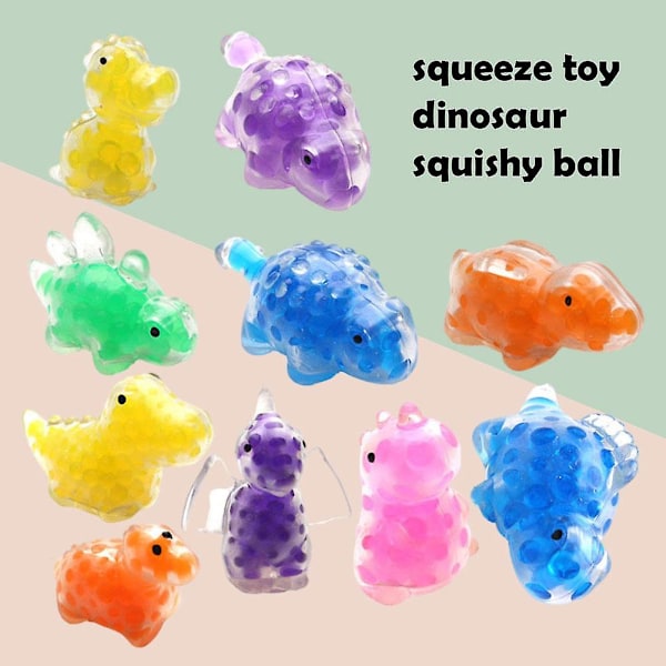 Perler Ball Dinosaur Perler Ball Klem Glæde Kreativ Udluftning Dekompression Dekompression Elastisk Kreativ Quirky T（Som vist）