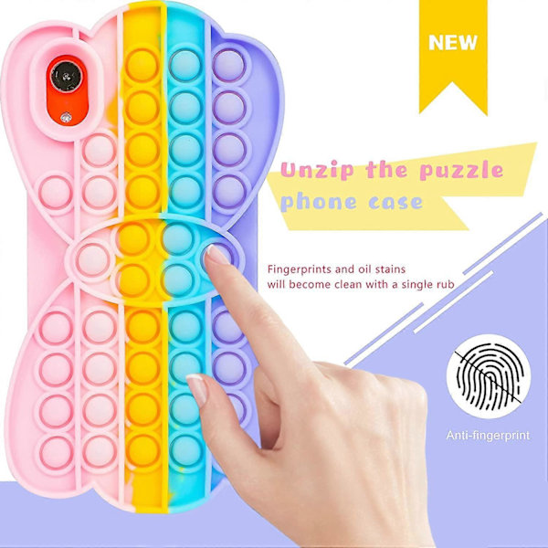 iPhone XR Skal Cartoon 3D Rolig Söt Kul Silikon Design Cover för Flickor Barn Pojkar Tonåringar Ungdomar, Mode Cool Unik Fidget Estetisk Snygg