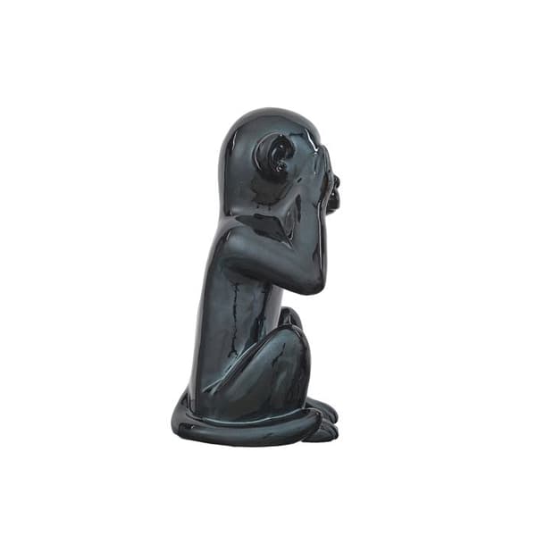 Statue - Home Deco Factory - Ape - Svart