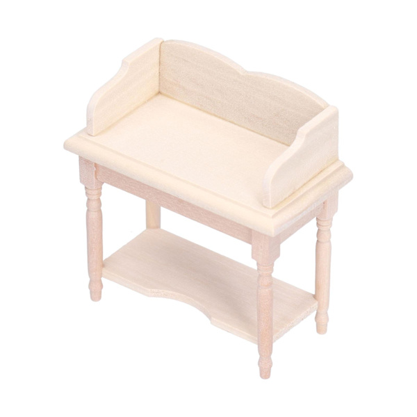 1:12 Miniatyr Dukkehus Skrivebord Mini DIY Dukkehus Skrivebord Modell Møbler Tilbehør