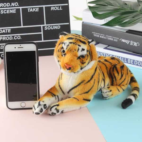 Simulerade tigerplyschleksaker Mini Tiger Heminredning för sovrum vardagsrum
