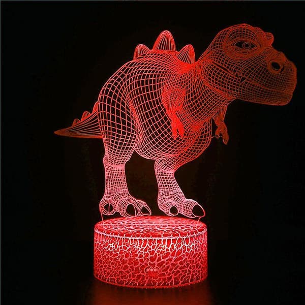 Dinosaurus 3D-yölamppu lapsille
