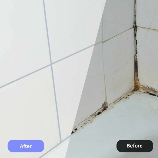 6 flisefugepen, restaureringspen for vægfuger, reparationsmarkør, fugemasse til restaurering af vægfliser, badeværelsesgulv (lysegrå)