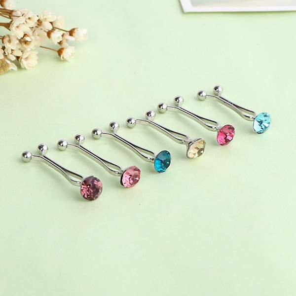 12 st Rhinestone Muslim Hijab Scarf U Clips Islamisk Huvudduk Sjal Brosch Pins