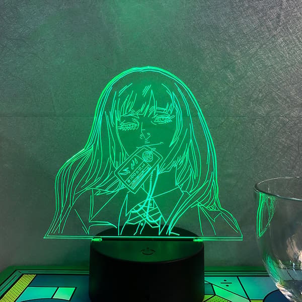 LED-nattlampa Anime-figur 3D-illusion
