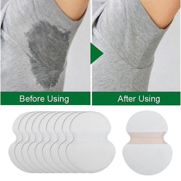 50 antiperspirantplåster för svettblock under armarna, bärbara sköldar för män och kvinnor, antiperspirantskydd