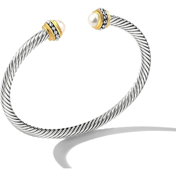 Mytys Kabelarmband i Cuff-modell för Kvinnor, Mytys Retro Antik Guld Kabelarmband Julgåva Armband för Kvinnor