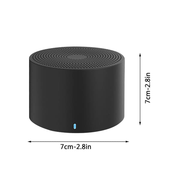 Bluetooth-högtalare, trådlöst miniportabelt ljudsystem, hemmasubwoofer, bärbart utomhussystem med hög volym (svart)