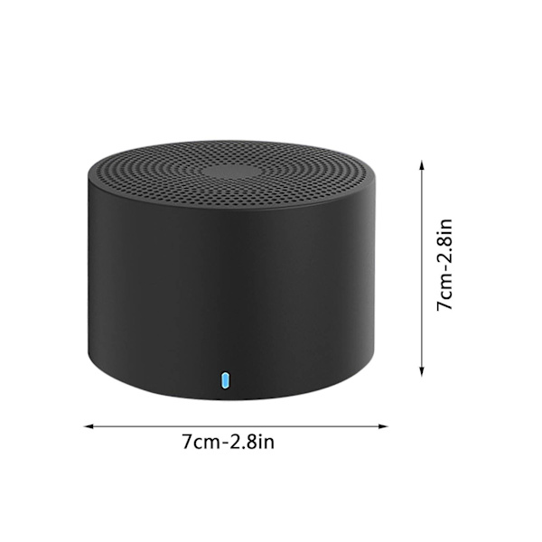 Bluetooth-højttaler, trådløst mini-bærbart lydsystem, hjemme-subwoofer, bærbart udendørs lydsystem med høj lydstyrke (sort)
