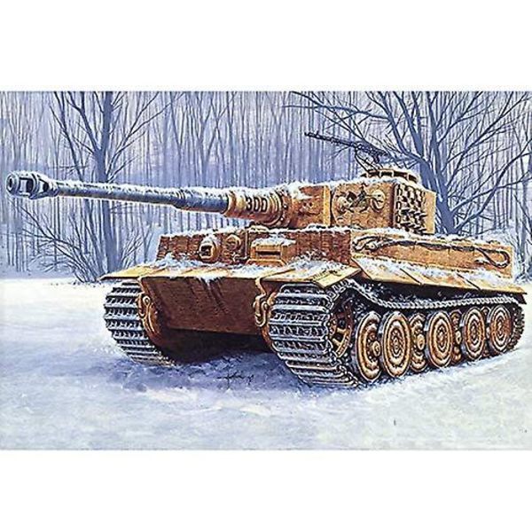 Dww-30x40 cm 5D DIY täydellinen timanttimaalaus, lumitankin timanttimaalaus DIY timantti-strassit kangas ristipistokuvion mukaan numeroiden mukaan kodin sisustukseen