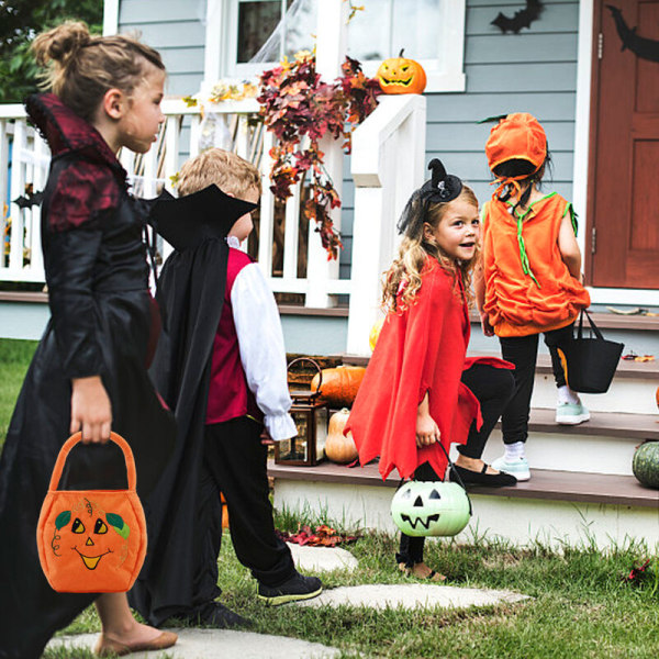 2st Halloween-godispåsar Filtpåsar Godispåsar Spöklika festrekvisita-Orange Möbler och boende, fester och speciella tillfällen, fest- och evenemangsdekoration