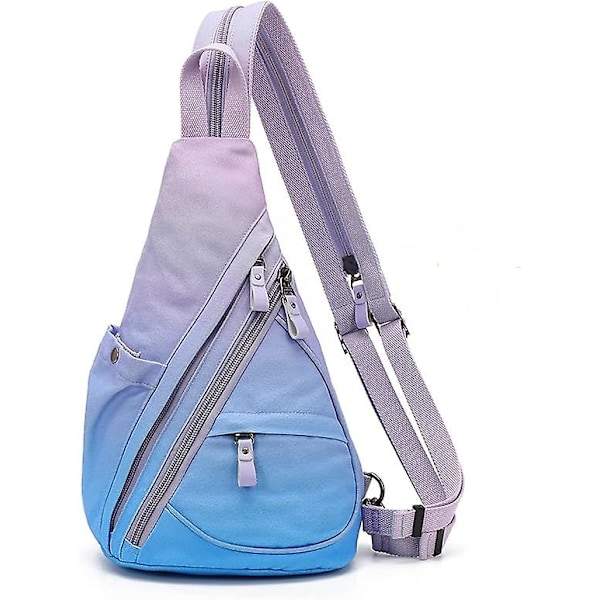 Kangaskassi olkalaukku - Pieni crossbody-reppu olkalaukku Casual-reppu kangaslaukku