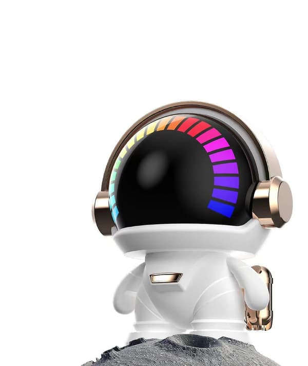 Astronaut Trådløs Bluetooth-høyttaler Bærbar Mini Skrivebordslyd Utendørs Subwoofer Gave