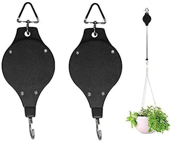 Växt Hängare, Retractable Heavy Duty Easy Reach Hängare Växt