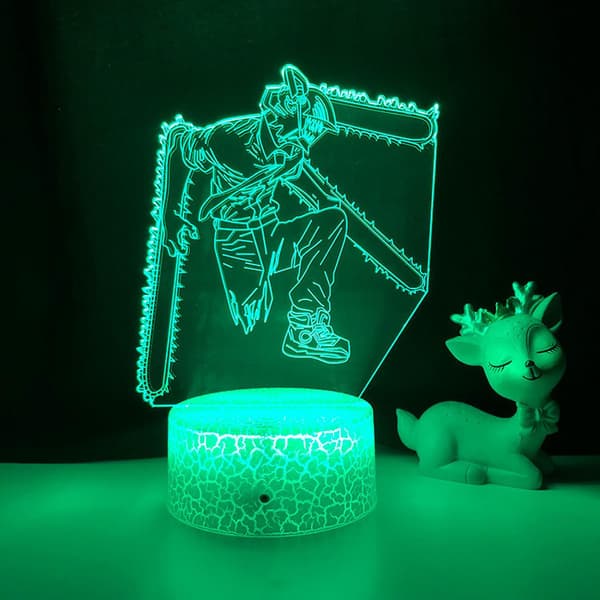 3D LED-natlys Anime-karakter 3D-illusion