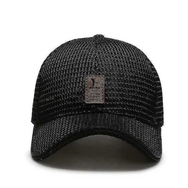 Sommer Cap Mesh Baseball Cap Trucker Mesh Hat Baseball Cap Mænds Kvinders Udendørs Sport Multi-farve Valgfri（lys grå）