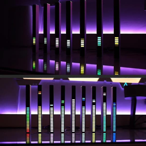 Led Rgb Atmosphere Strip Lights Bar Music Sync Pickup Rhythm Ambient Light Usb Plug Lamp