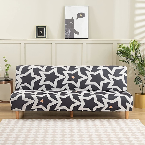 Sofaovertræk uden armlæn til foldbar sovesofa uden armlæn, 155-185 cm