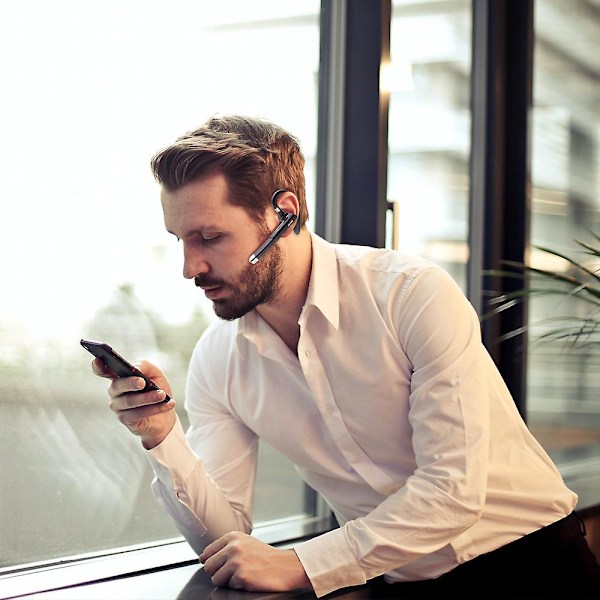 Bluetooth-headset [Oppgradert] Aktiv støyreduserende Bluetooth-headset
