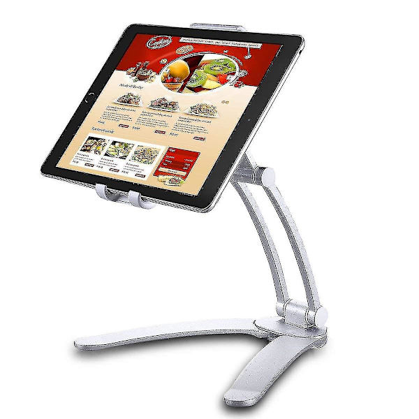Justerbar surfplatta hållare i aluminium för kök, skrivbord/väggmontering