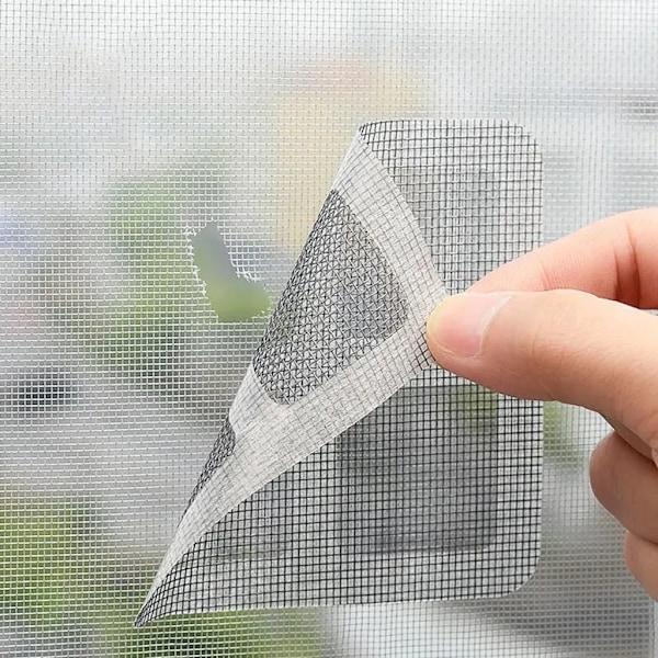 Skärm Glasfiber Skärmrulle - 5 cm * 2 m - för fönster, dörr eller uteplatsskärmning och utbyte (svart)
